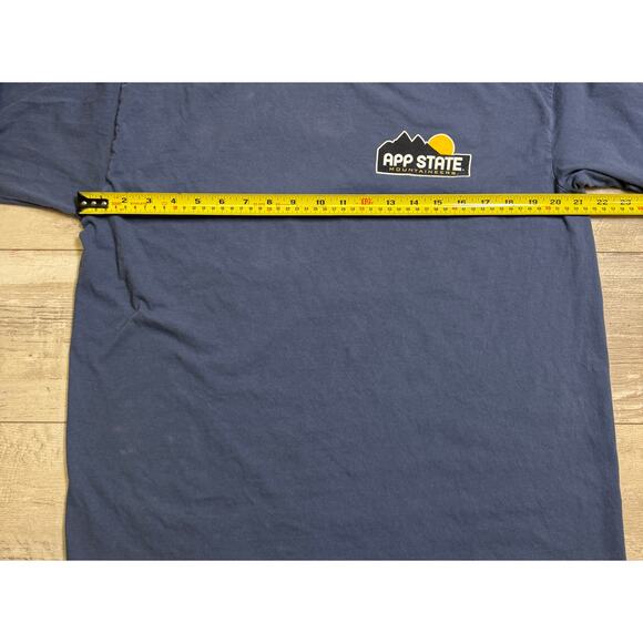 Comfort Colors App Appalachian State Mountaineers Long Sleeve T-Shirt Tee LARGE - Picture 3 of 5